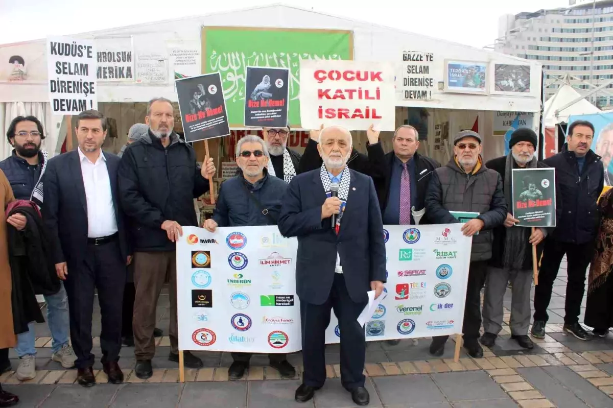 Kayseri Gönüllü Kültür Kuruluşları Derneği İsrail\'in Filistin\'e yönelik saldırılarını kınadı