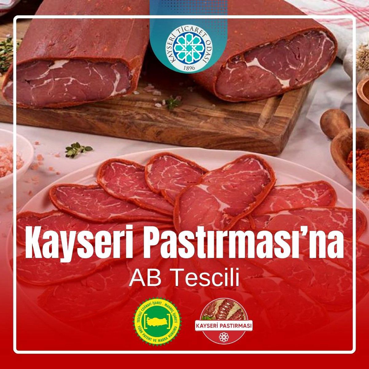 Kayseri Pastırması Avrupa Birliği'nden coğrafi işaret tescili aldı