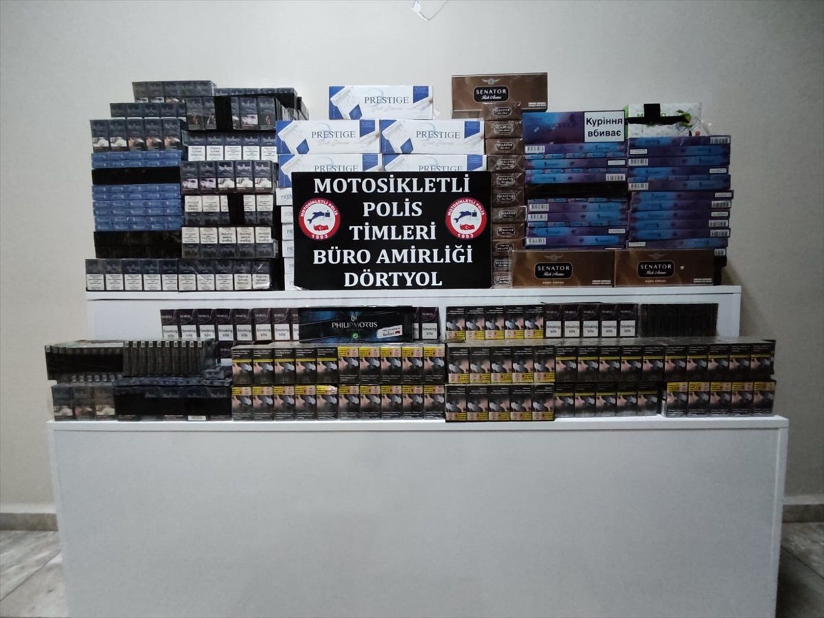 Dörtyol\'da 2 Bin 573 Paket Gümrük Kaçağı Sigara Ele Geçirildi