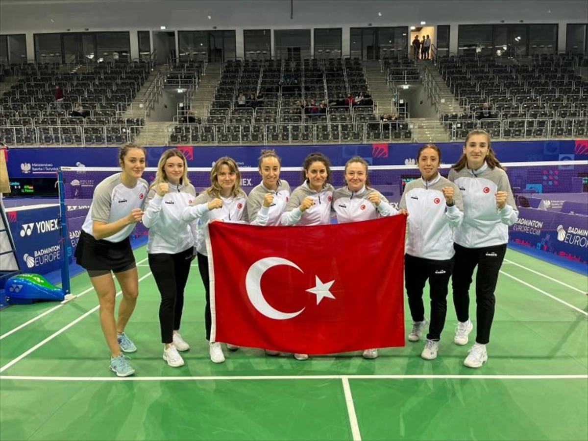 Kadın Badminton Milli Takımı, Avrupa Takımlar Badminton Şampiyonası\'nda Polonya\'yı 4-1 yendi