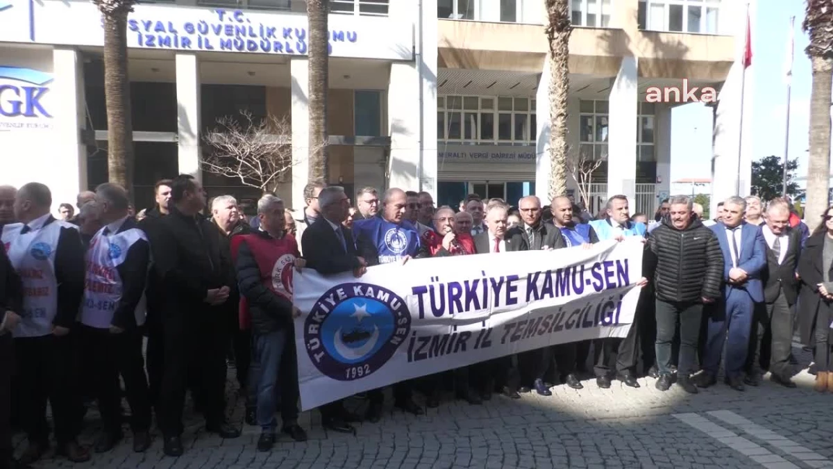 Türkiye Kamu-Sen İzmir Temsilciliği, 3600 ek göstergenin verilmesi talebini dile getirdi
