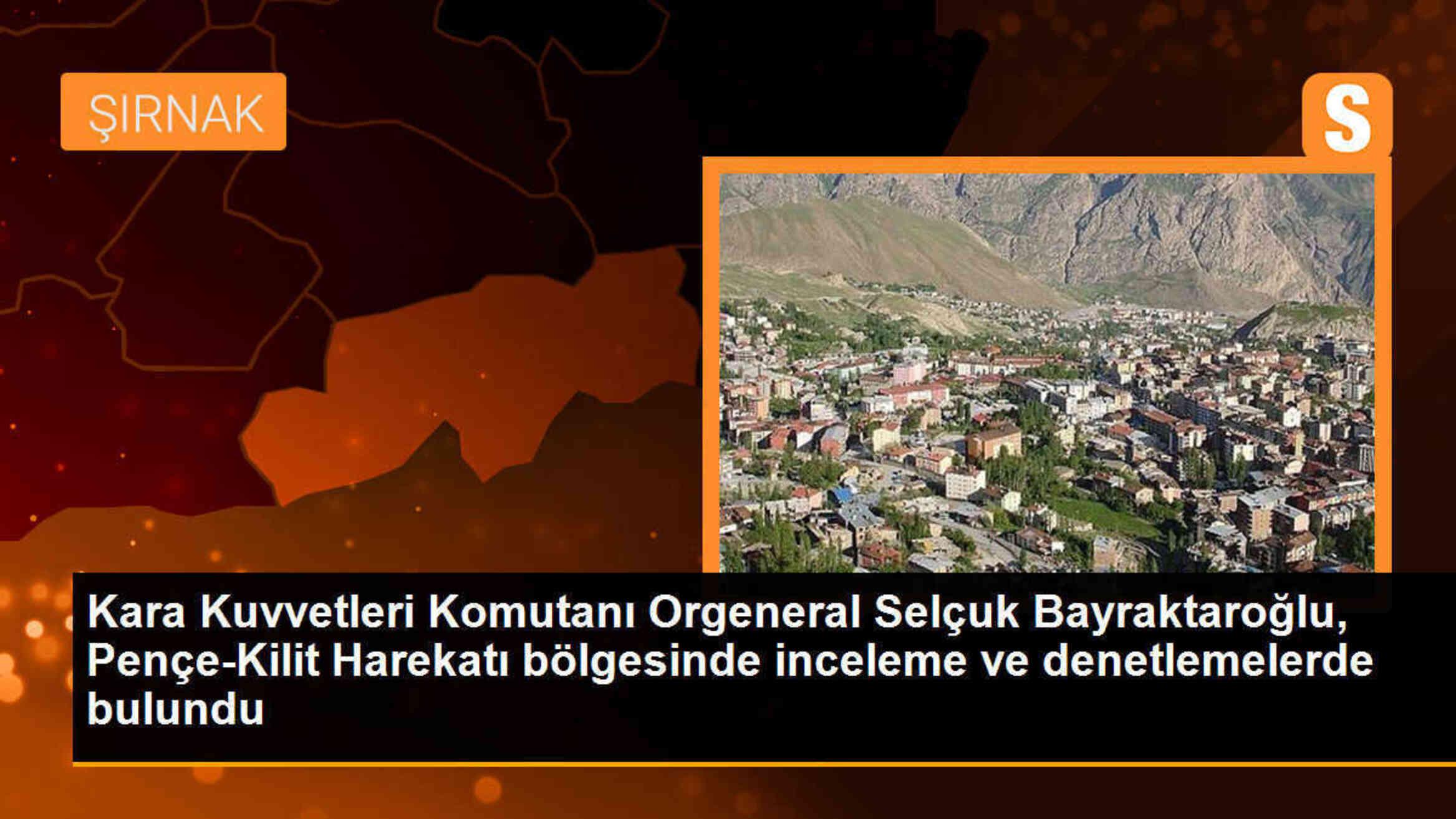 Kara Kuvvetleri Komutanı Pençe-Kilit Harekatı bölgesinde inceleme ve denetlemelerde bulundu