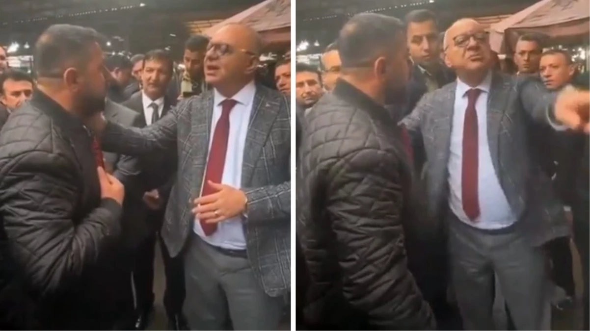 Manisa\'da Belediye Başkanı Cengiz Ergün\'e vatandaştan tepki: Beni köpek gibi sevme