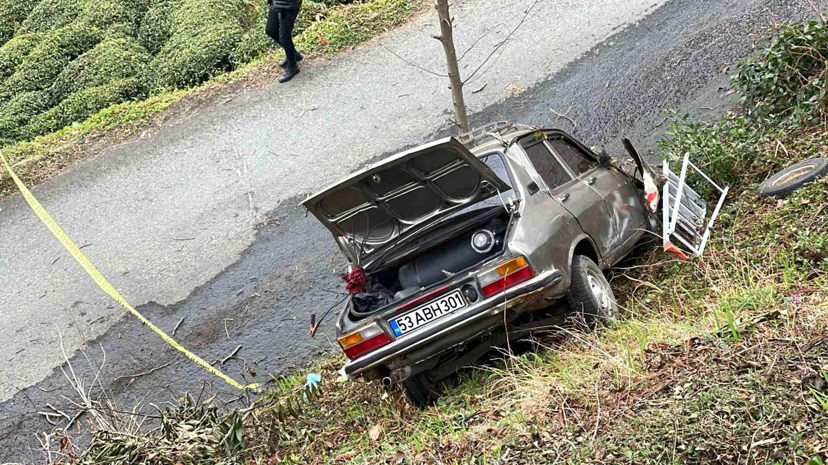Rize\'de Araç Kazası: 75 Yaşındaki Sürücü Hayatını Kaybetti