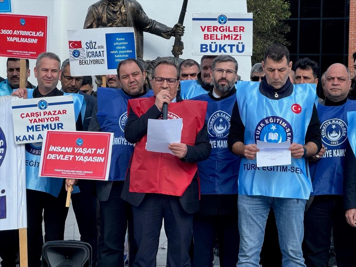 Türkiye Kamu-Sen Manisa İl Temsilciliği, memur emeklilerinin sorunlarını çözüm talep etti