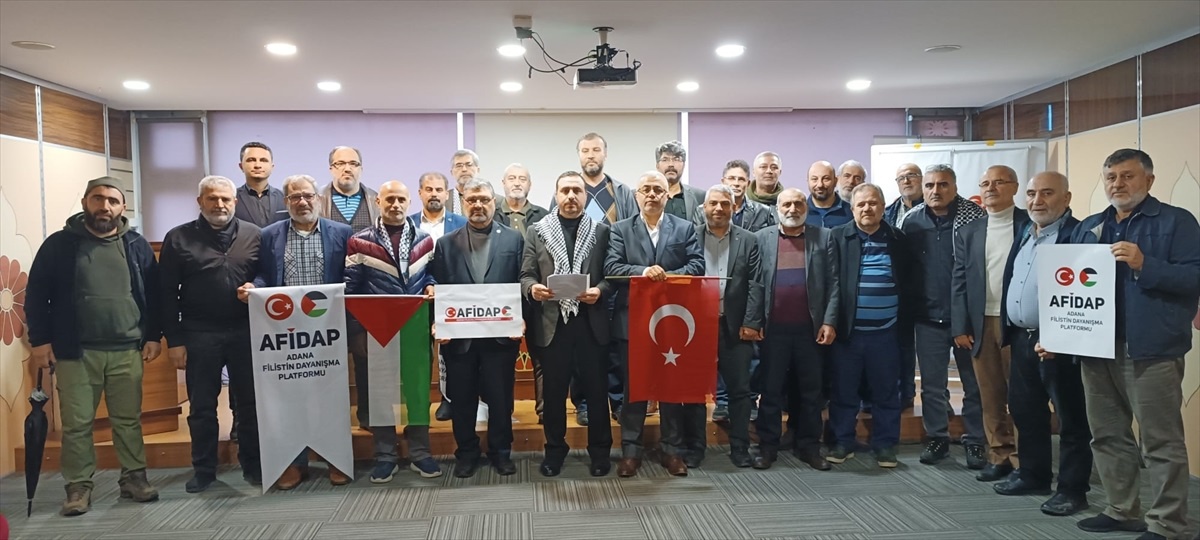 Adana\'da Filistin Dayanışma Platformu Kuruldu