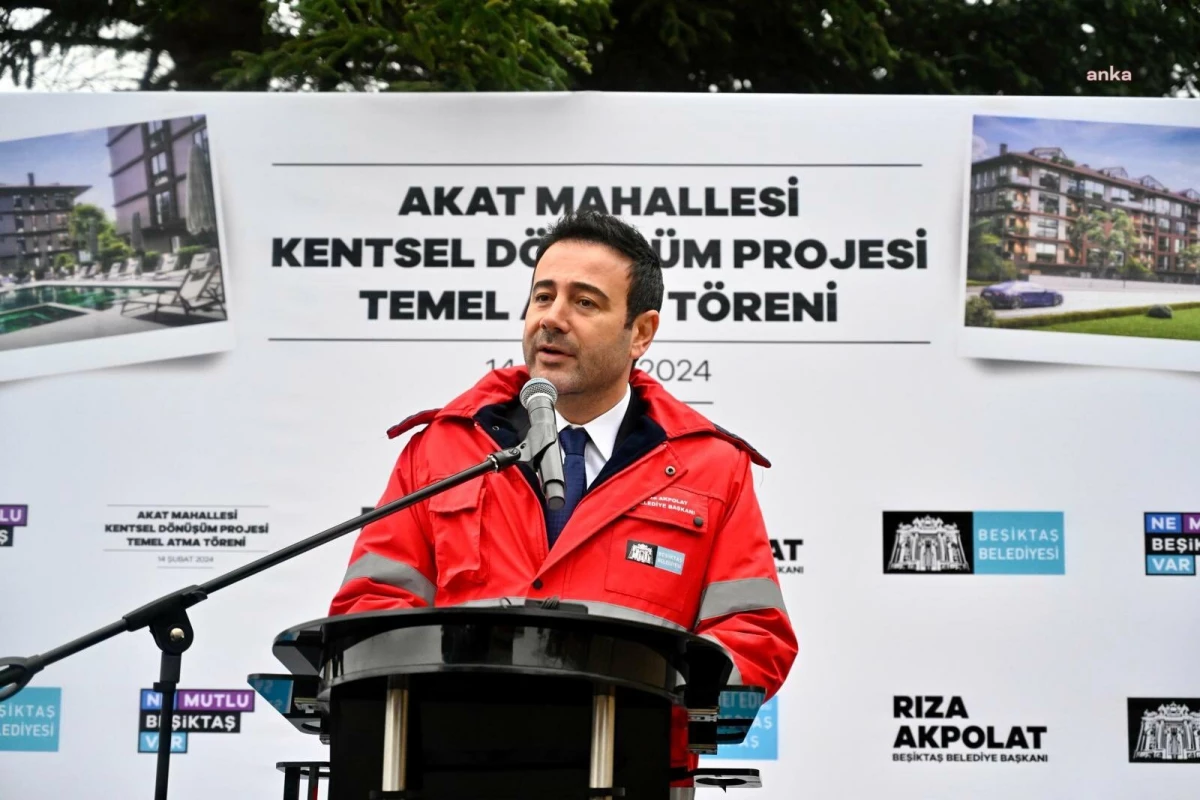 Beşiktaş Belediyesi, Akat Mahallesi\'nde kentsel dönüşüm çalışmalarına başladı