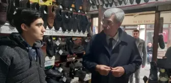 Beypazarı Belediye Başkanı Tuncer Kaplan, esnafı ziyaret etti