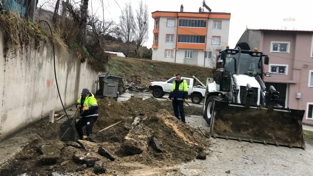 Bozüyük'te Ana Kanalizasyon Arızası Giderildi