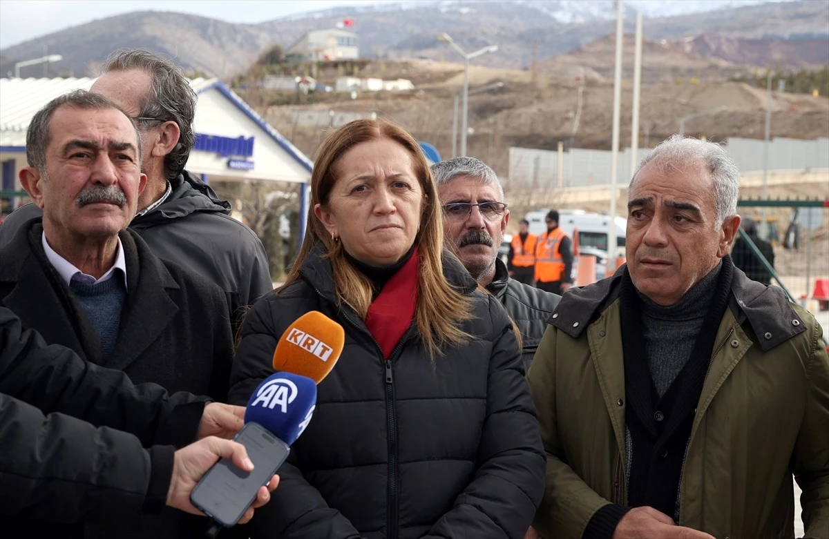 DİSK Heyeti Erzincan\'da Maden Ocağına Ziyarette Bulundu