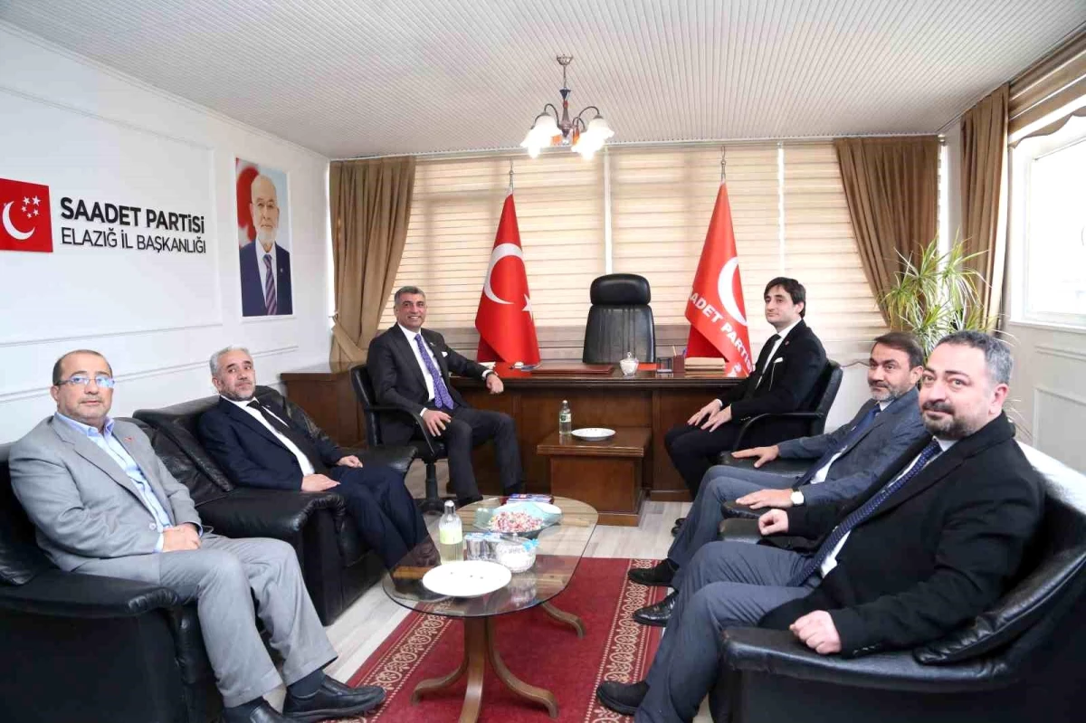 CHP Elazığ Milletvekili Gürsel Erol ve Elazığ Belediye Başkan Adayı Av. Coşkun Duran, diğer siyasi partileri ziyaret etti