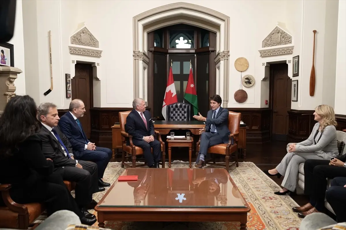 Kanada Başbakanı Trudeau, Ürdün Kralı Abdullah ile görüştü