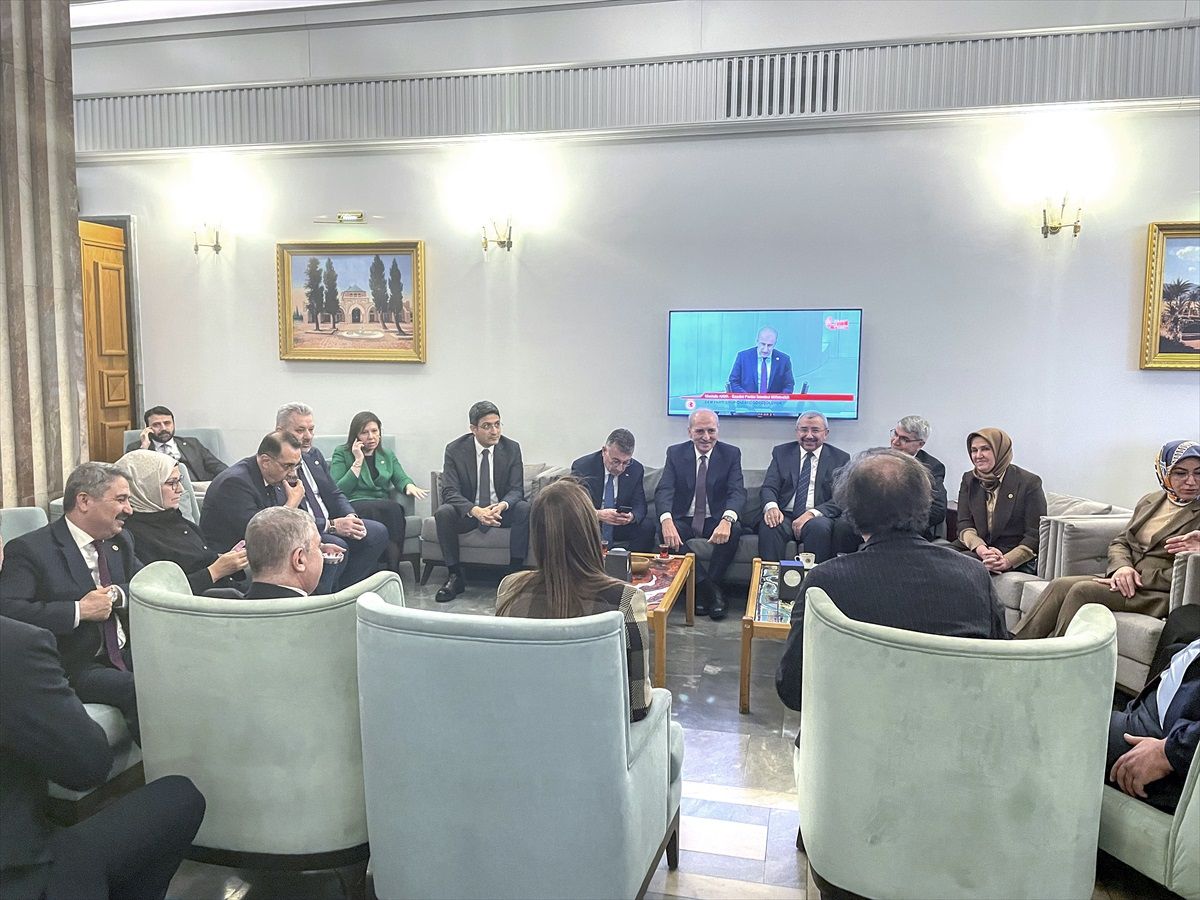 TBMM Başkanı Numan Kurtulmuş, iktidar ve muhalefet kulislerini ziyaret etti