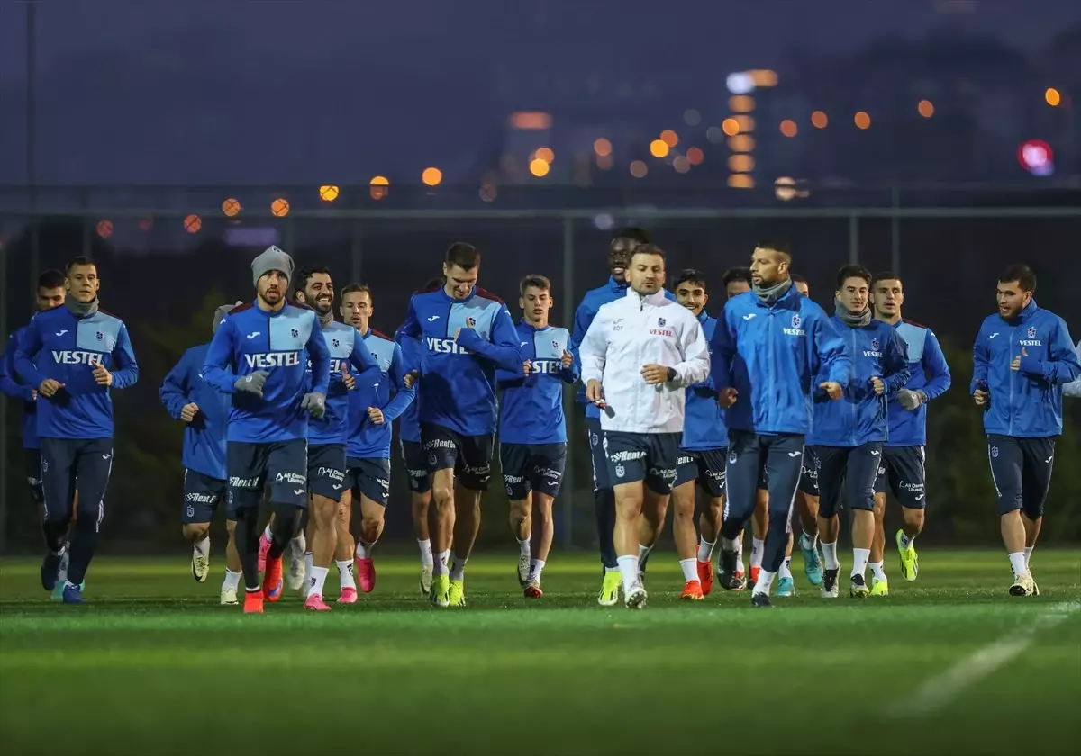 Trabzonspor, Siltaş Yapı Pendikspor maçı için hazırlıklarını sürdürdü