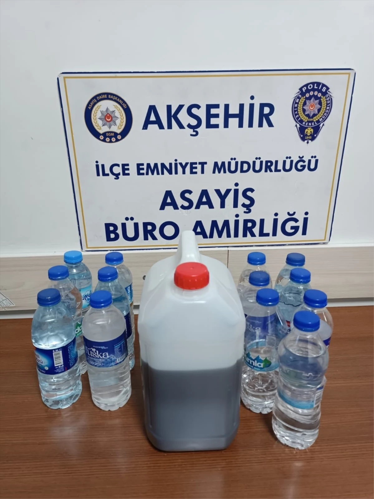 Akşehir\'de sahte içki operasyonunda tutuklama