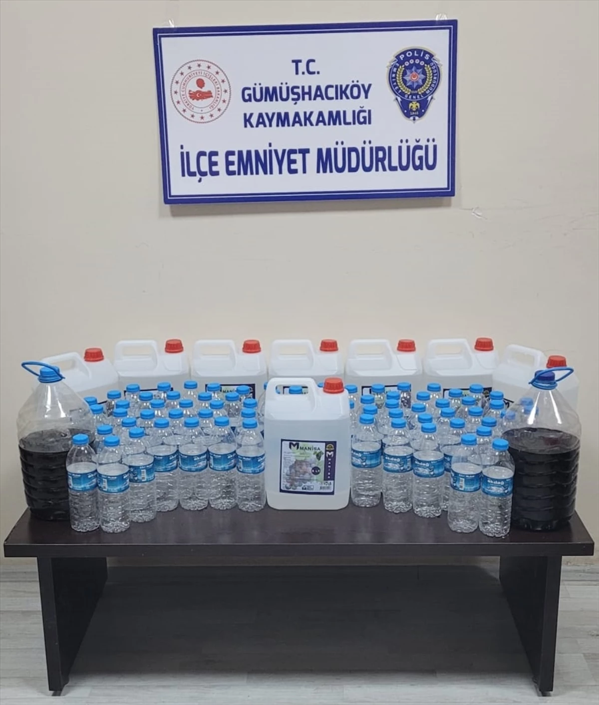 Amasya\'da 53 Litre Sahte İçki Ele Geçirildi, 2 Kişi Gözaltına Alındı