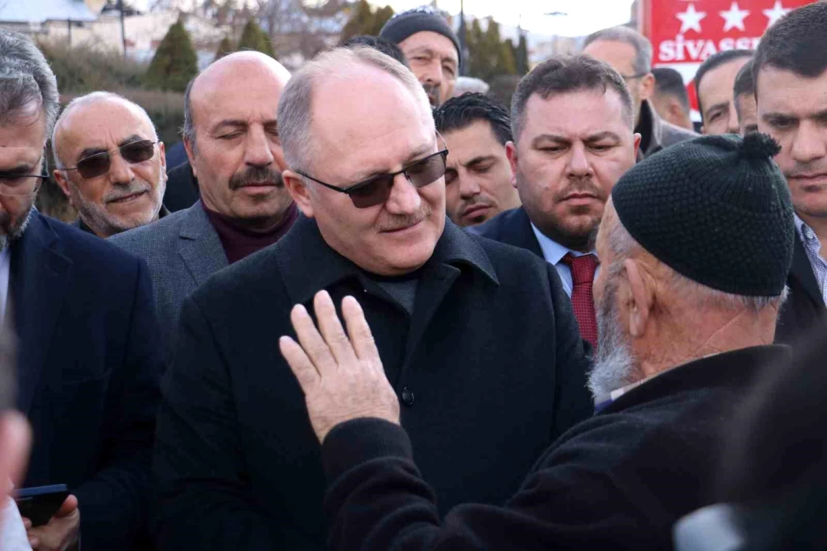 Ak Parti Sivas Belediye Başkanı Hilmi Bilgin Seçim Çalışmalarına Devam Ediyor
