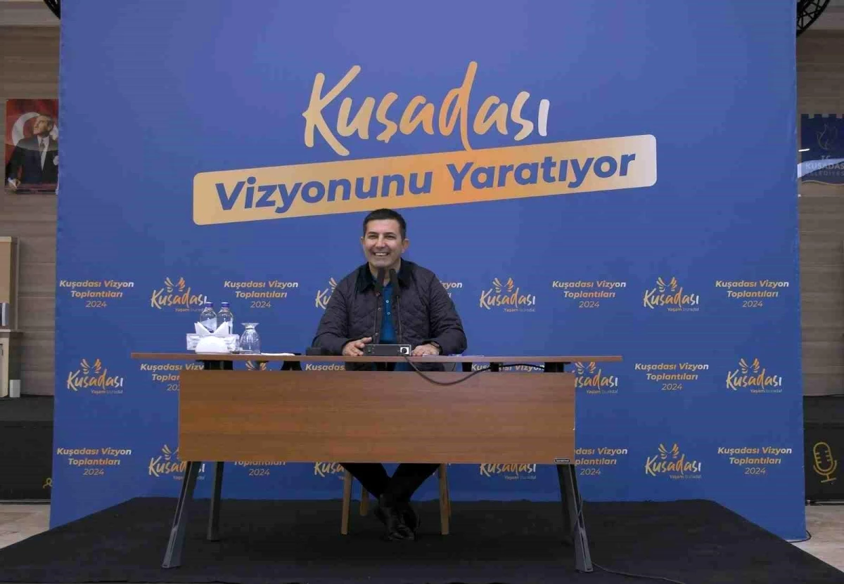 Kuşadası Belediye Başkanı Ömer Günel, iş insanları ve sektör temsilcileriyle vizyon projelerini paylaştı