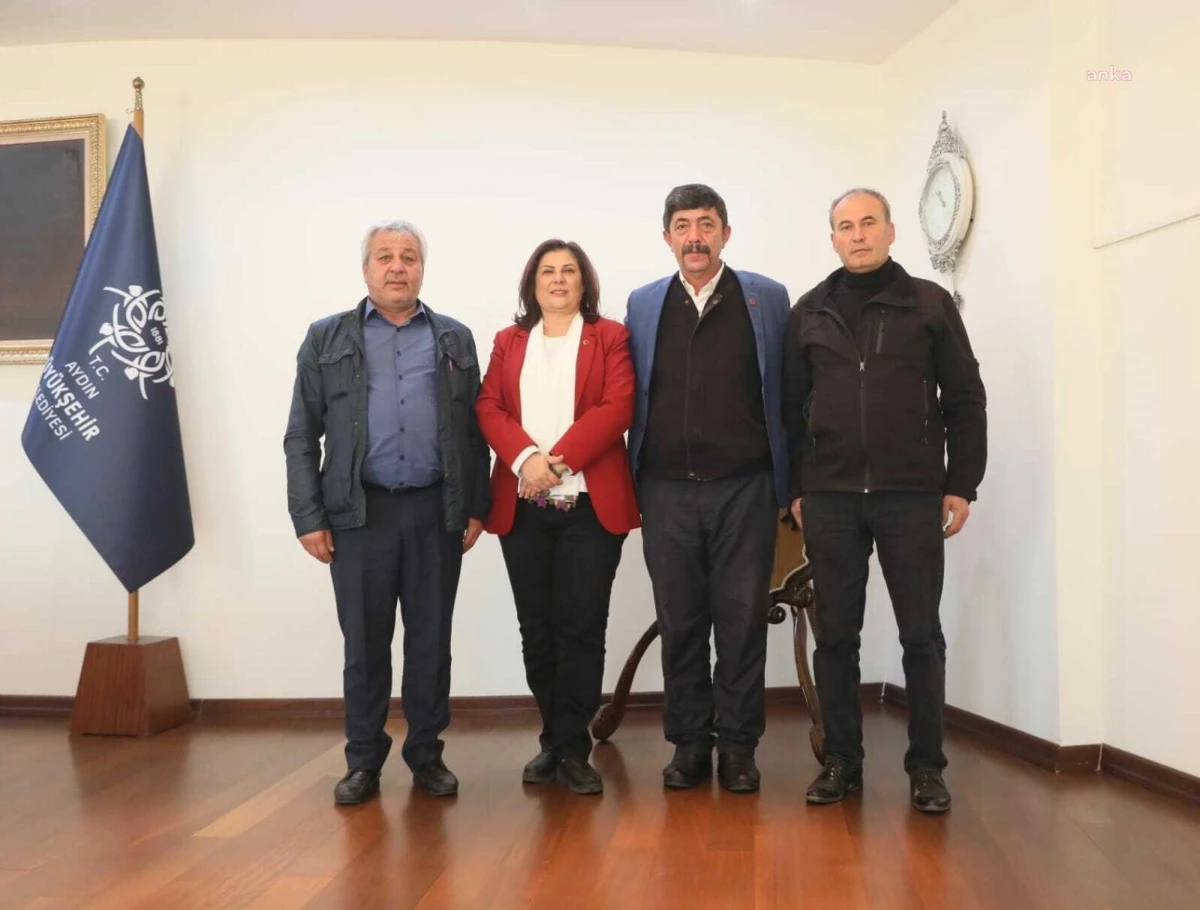 Çine\'nin muhtarları Aydın Büyükşehir Belediye Başkanı Çerçioğlu\'nu ziyaret etti