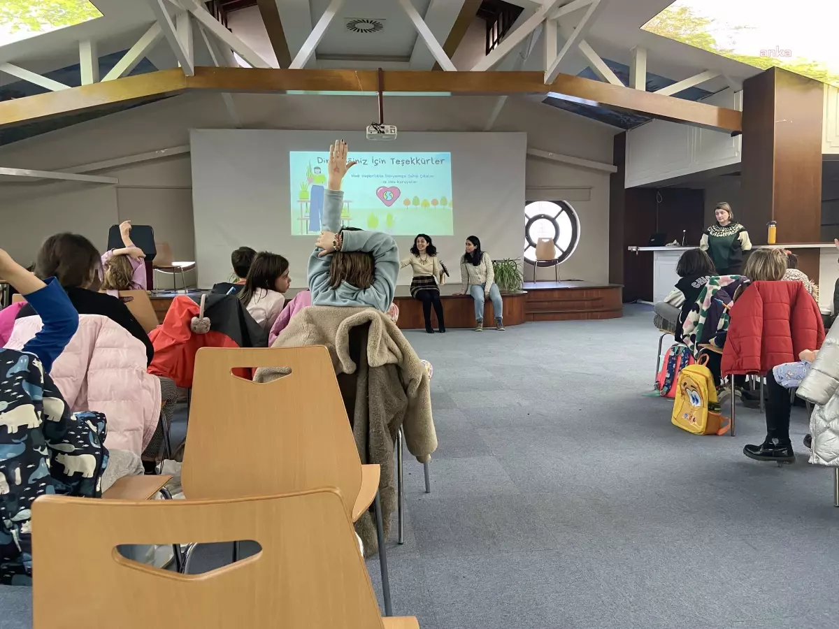 Eskişehir Büyükşehir Belediyesi Uçan Bisiklet İlkokulu'nda İklim Değişikliği Farkındalık Etkinliği Düzenledi