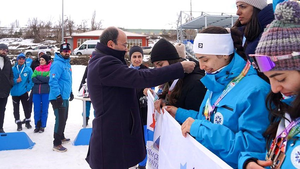 Erzurum Teknik Üniversitesi, Kuzey Disiplini Kayaklı Koşu Şampiyonası\'nda Türkiye Şampiyonu oldu