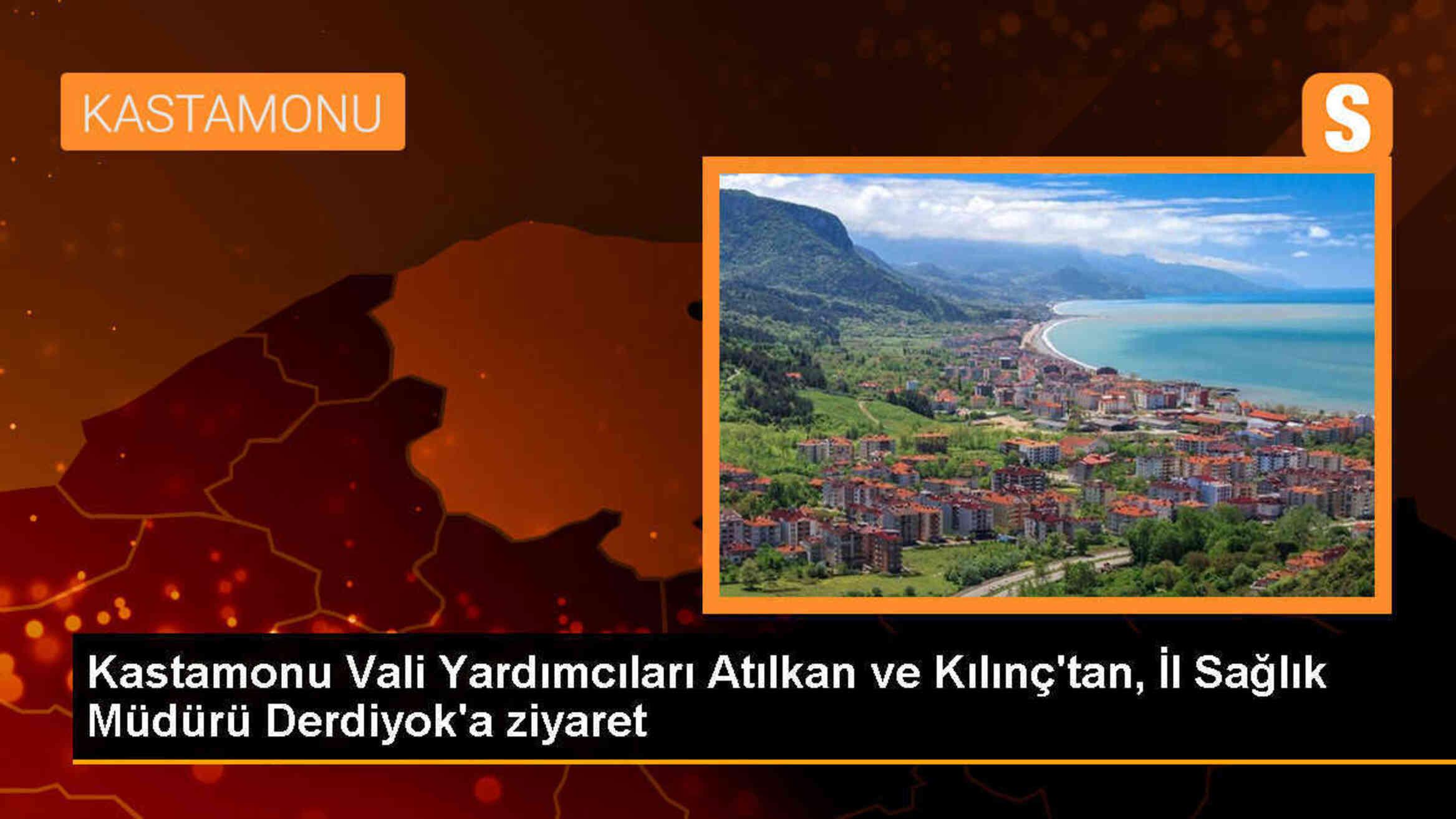 Kastamonu Vali Yardımcıları, İl Sağlık Müdürünü ziyaret etti