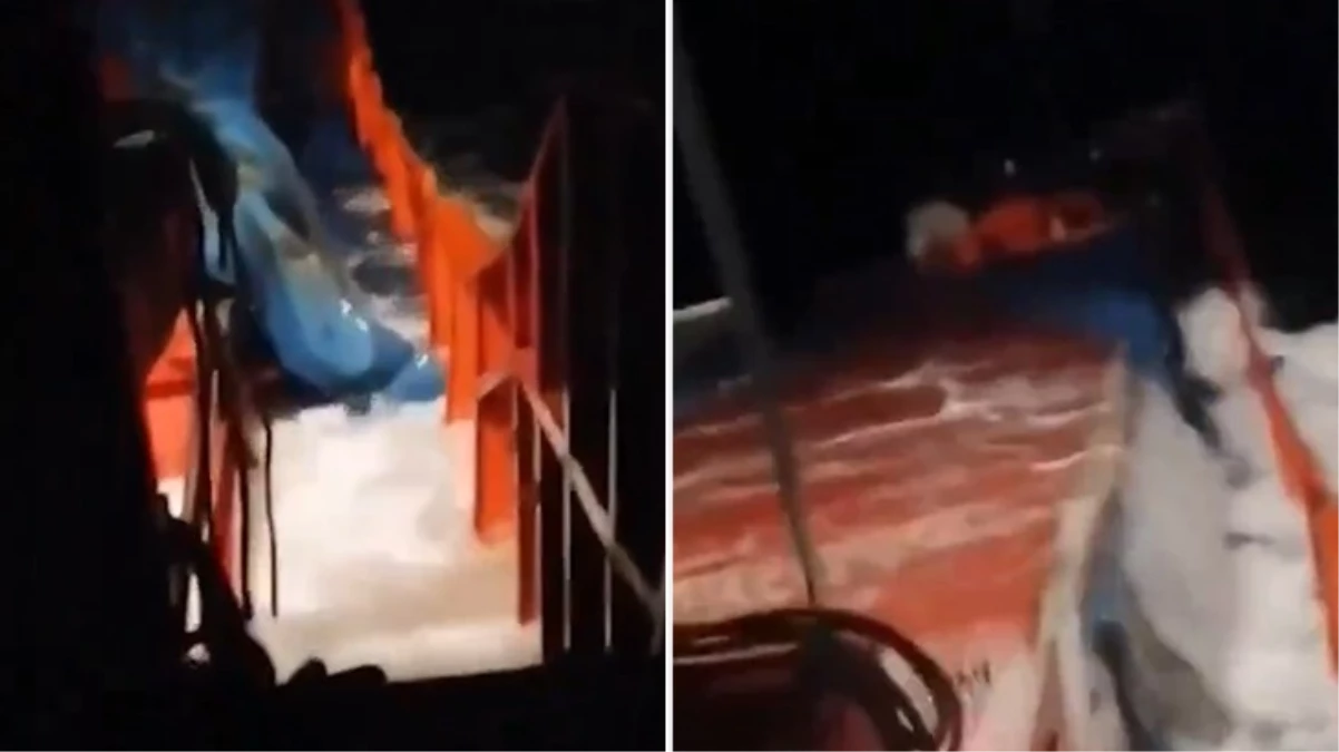 Marmara\'da batan kargo gemisi mürettebatının ailesine gönderdiği video ortaya çıktı