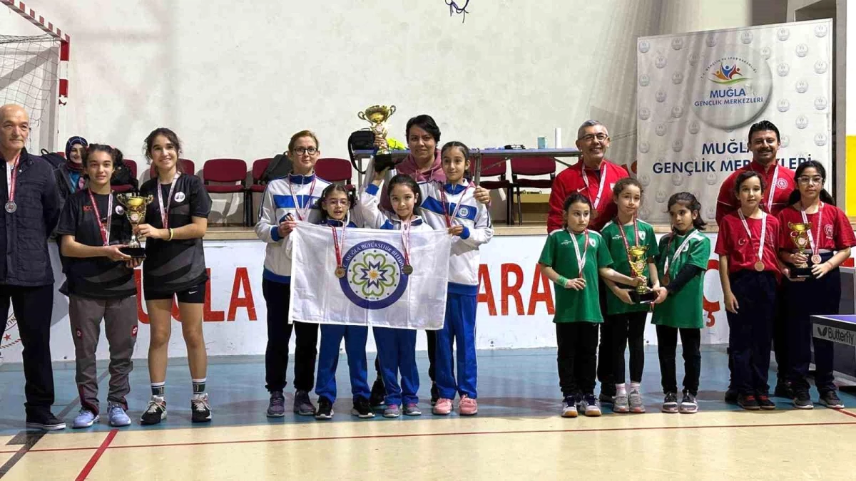 Muğla\'da Masa Tenisi İl Şampiyonluğu Turnuvası Düzenlendi
