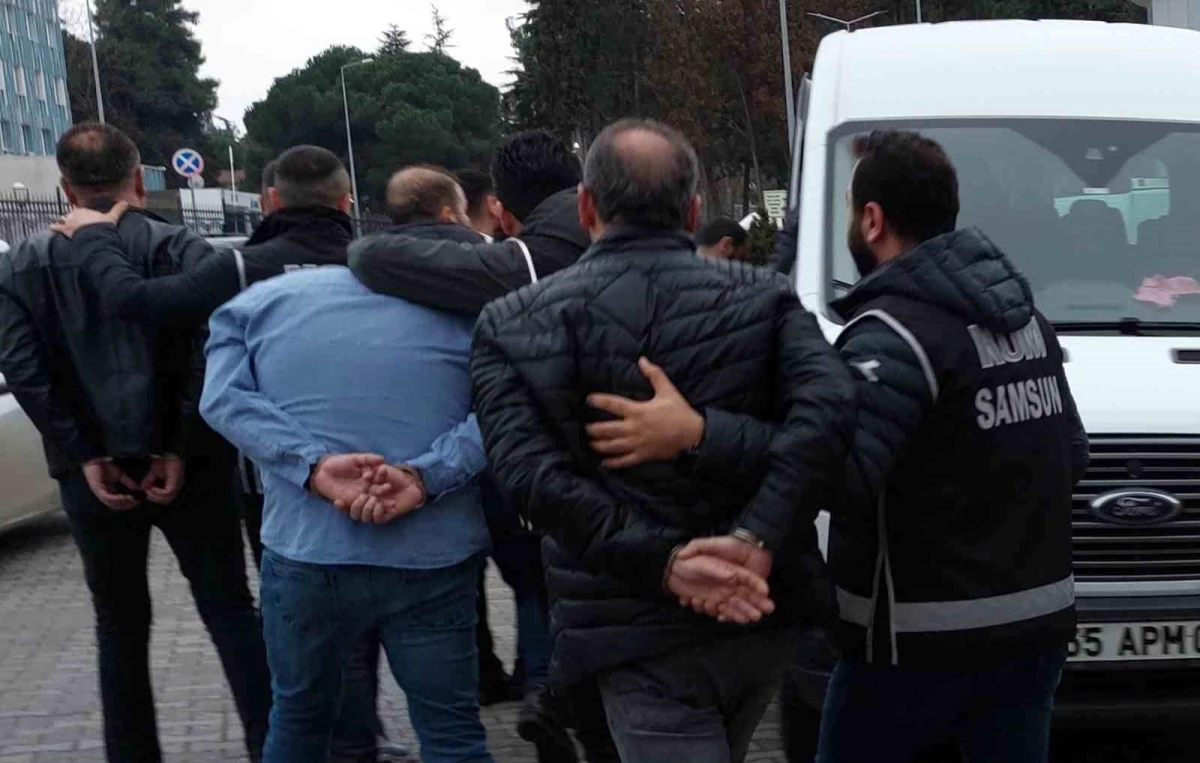 Samsun\'da suç örgütü operasyonunda 5 kişi tutuklandı