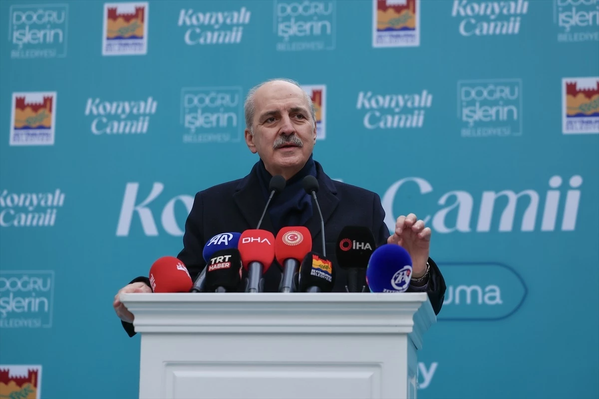 TBMM Başkanı Numan Kurtulmuş: Camiler, bizi fiziki olarak birleştirdiği gibi kalplerimizi ve zihinlerimizi de birleştirmelidir