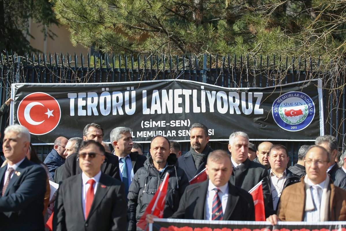 SİME-SEN, terör saldırısında hayatını kaybedenleri anma töreni düzenledi