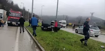 Sinop'un Erfelek ilçesinde otomobil devrildi, sürücü yaralandı