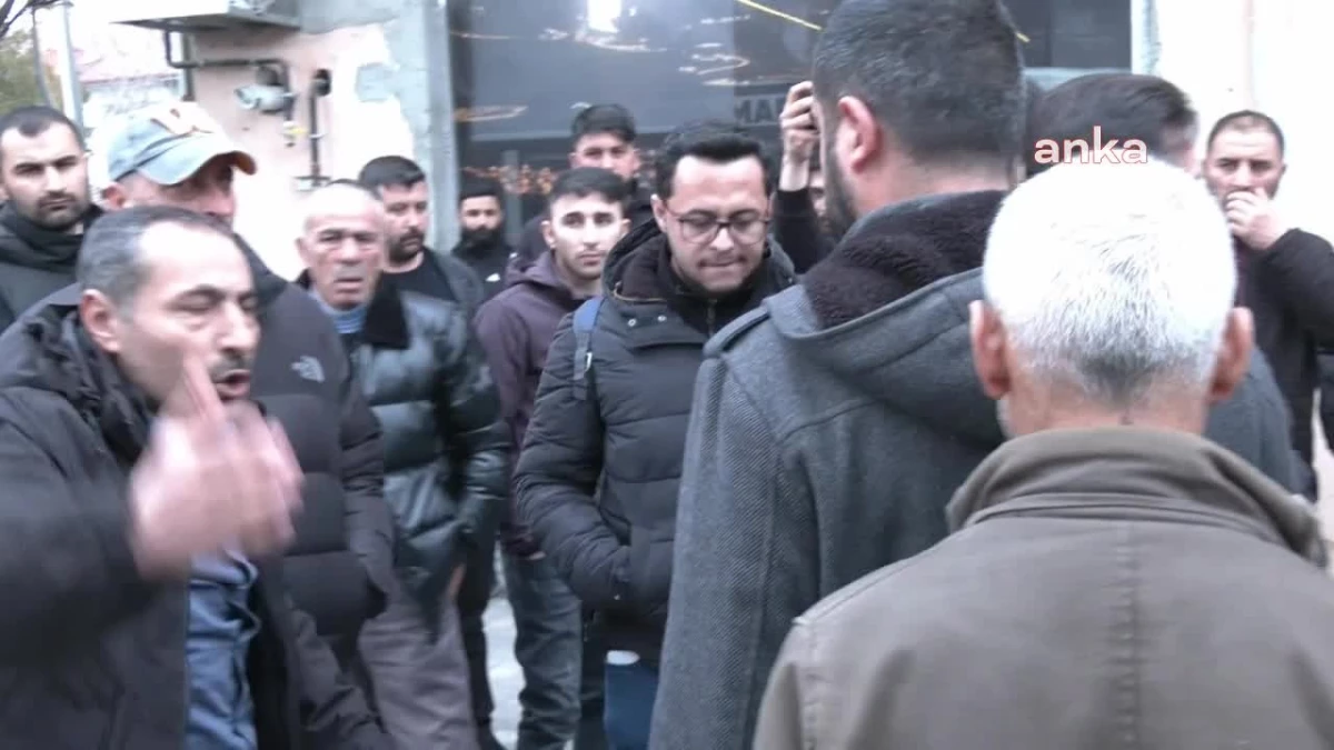 Erzincan İliç\'te Maden İşçileri Sendikası Başkanı Protesto Edildi