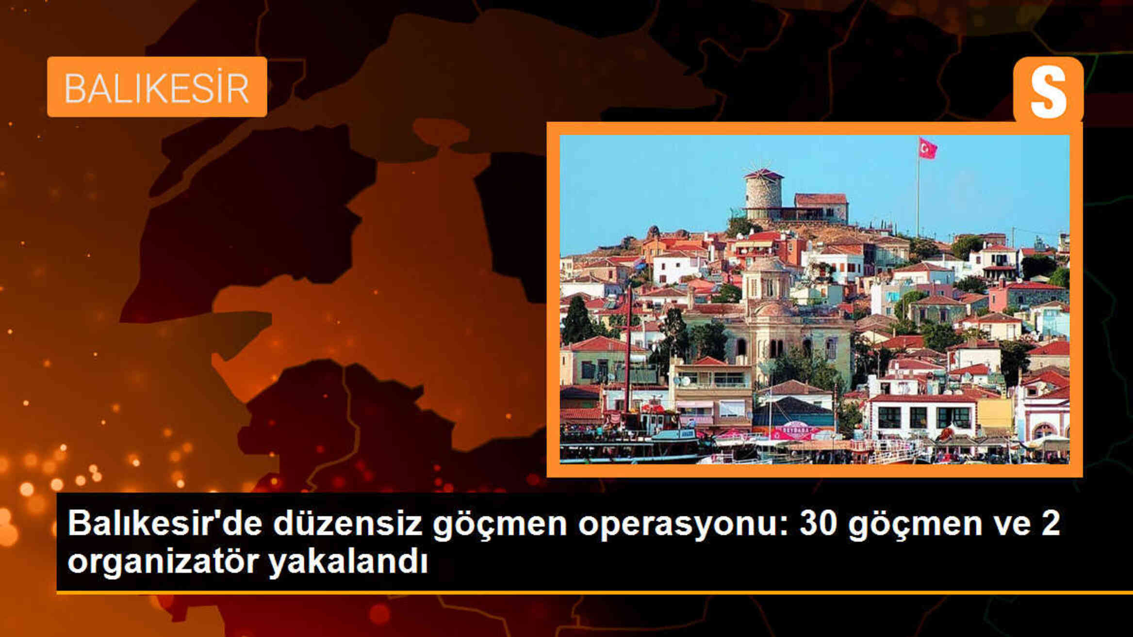 Balıkesir\'de 30 düzensiz göçmen ve 2 organizatör yakalandı