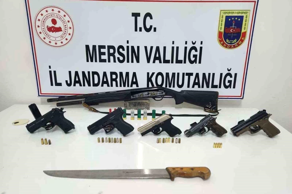 Mersin\'de kaçak silah operasyonu: 2 şahıs yakalandı