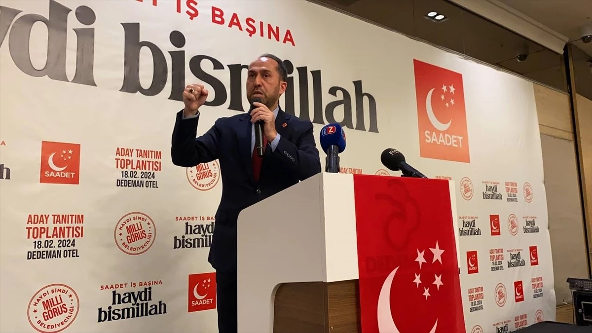 Saadet Partisi Zonguldak\'ta Belediye Başkan Adaylarını Tanıttı