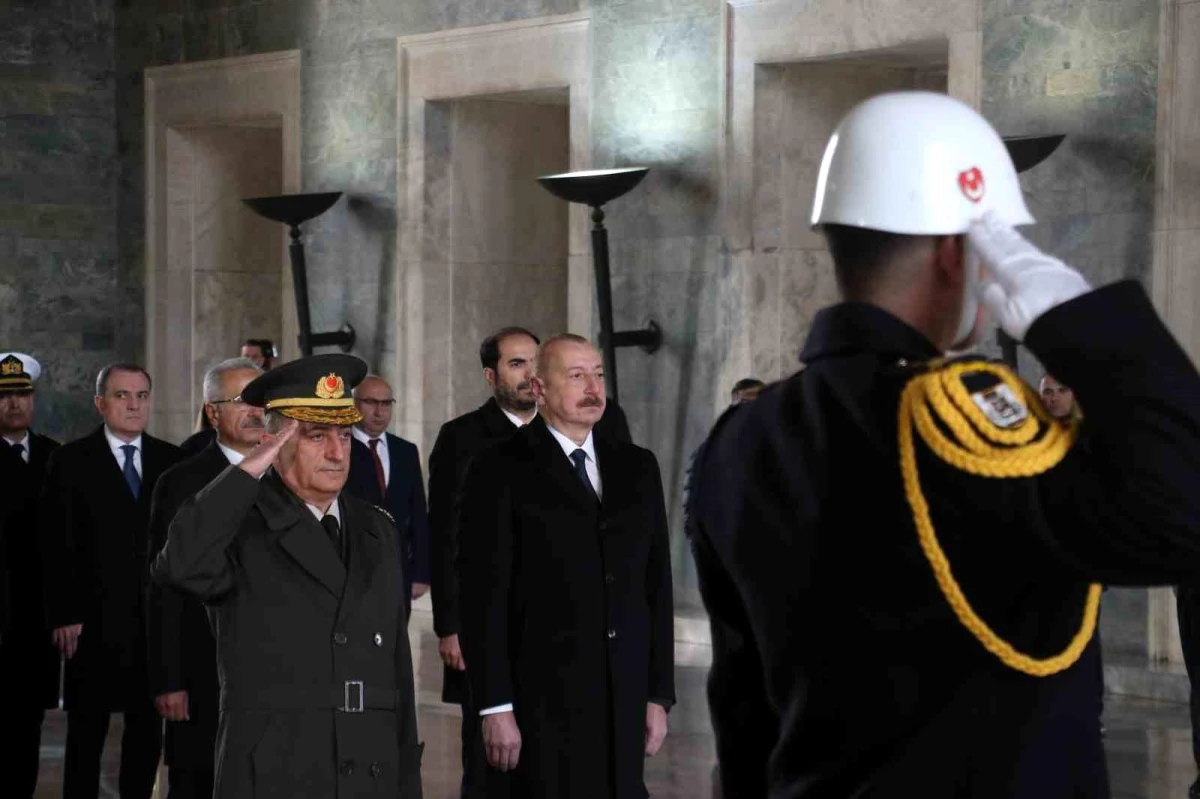 Azerbaycan Cumhurbaşkanı İlham Aliyev, Anıtkabir\'i ziyaret etti
