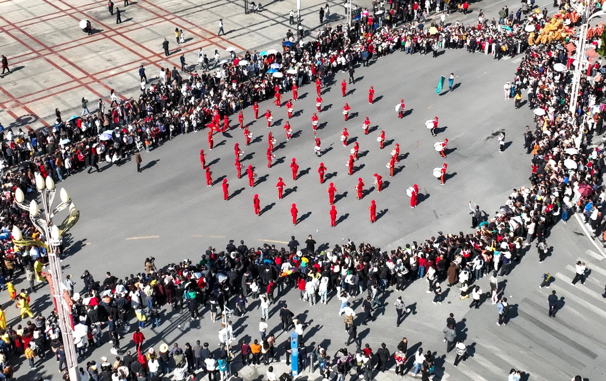 Çin Yeni Yılı, Guizhou eyaletinde renkli etkinliklerle kutlandı