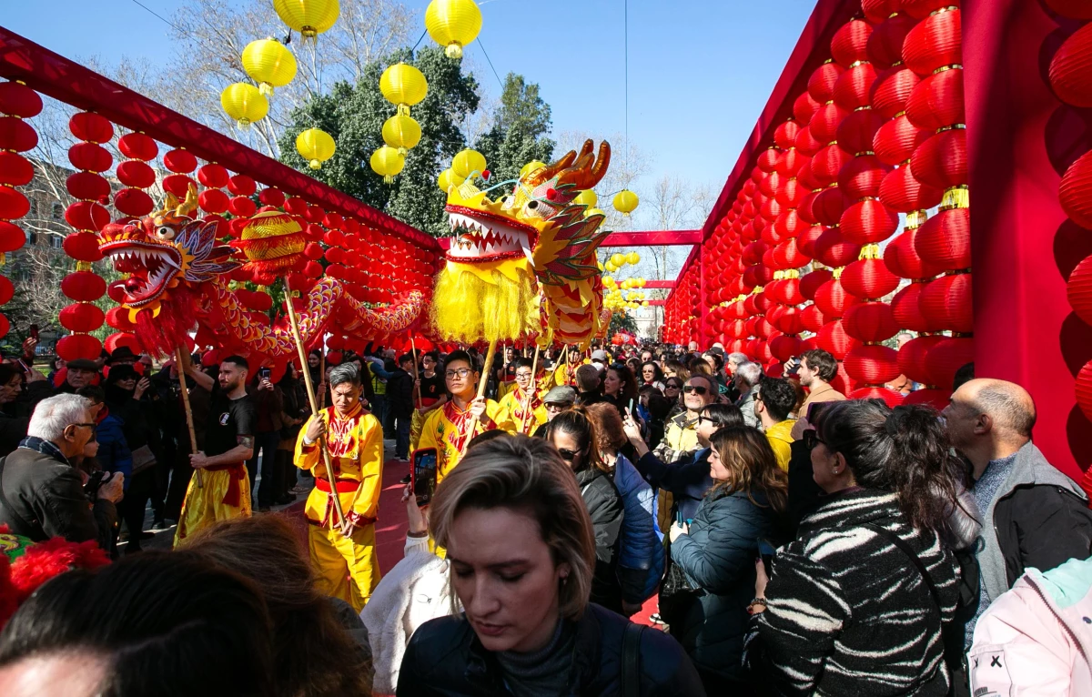 Roma\'da düzenlenen Çin Yeni Yılı fuarı büyük ilgi gördü