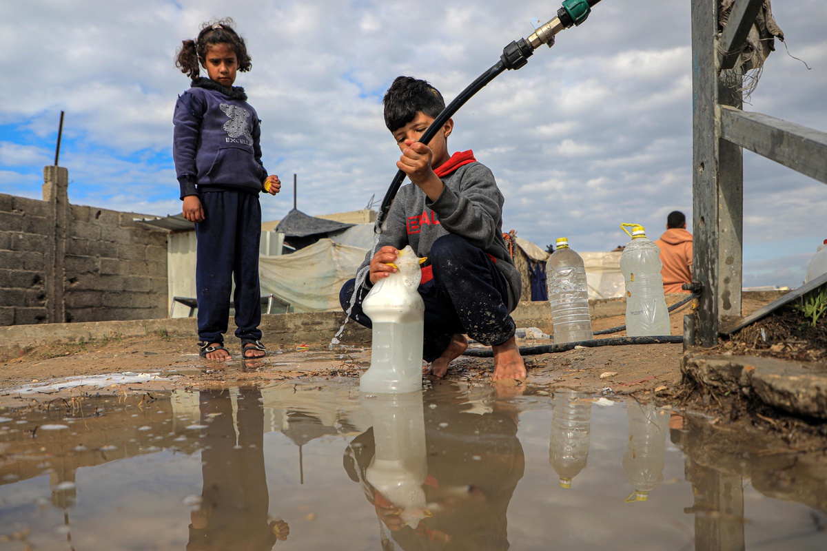 Gazze Şeridi\'ndeki Refah Kenti, 1,3 Milyon Filistinliye Ev Sahipliği Yapıyor