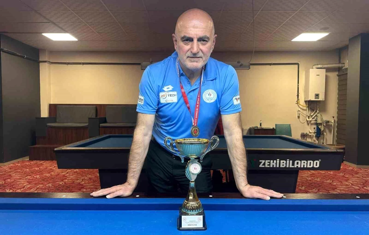 Düzce\'de Türkiye Şampiyonası 3 Bant Bilardo İl Birinciliği Tamamlandı