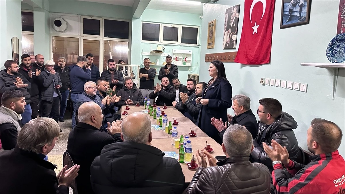Cumhur İttifakı Edirne Belediye Başkan Adayı Belgin İba, seçim çalışmalarına devam ediyor