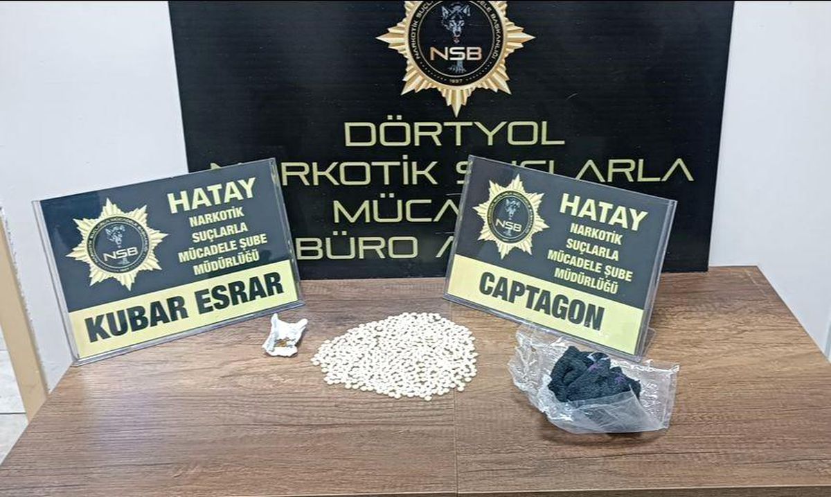 Dörtyol\'da yapılan aramada uyuşturucu madde ele geçirildi