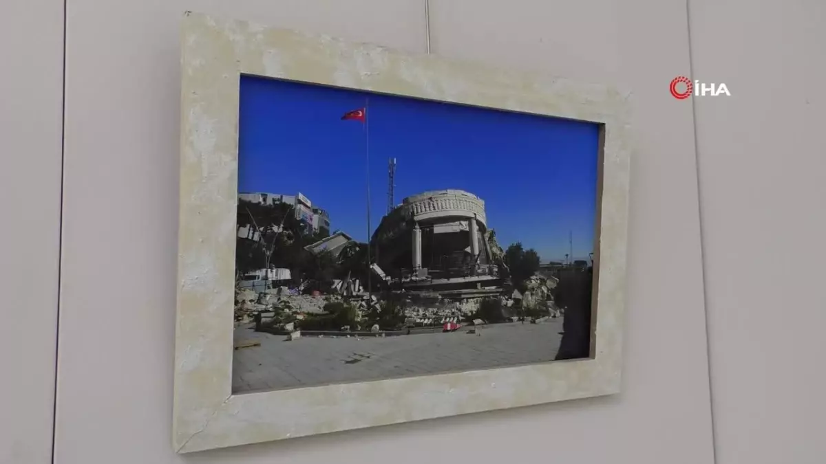 Fotoğraflarla depremin acı yüzünü anlattı