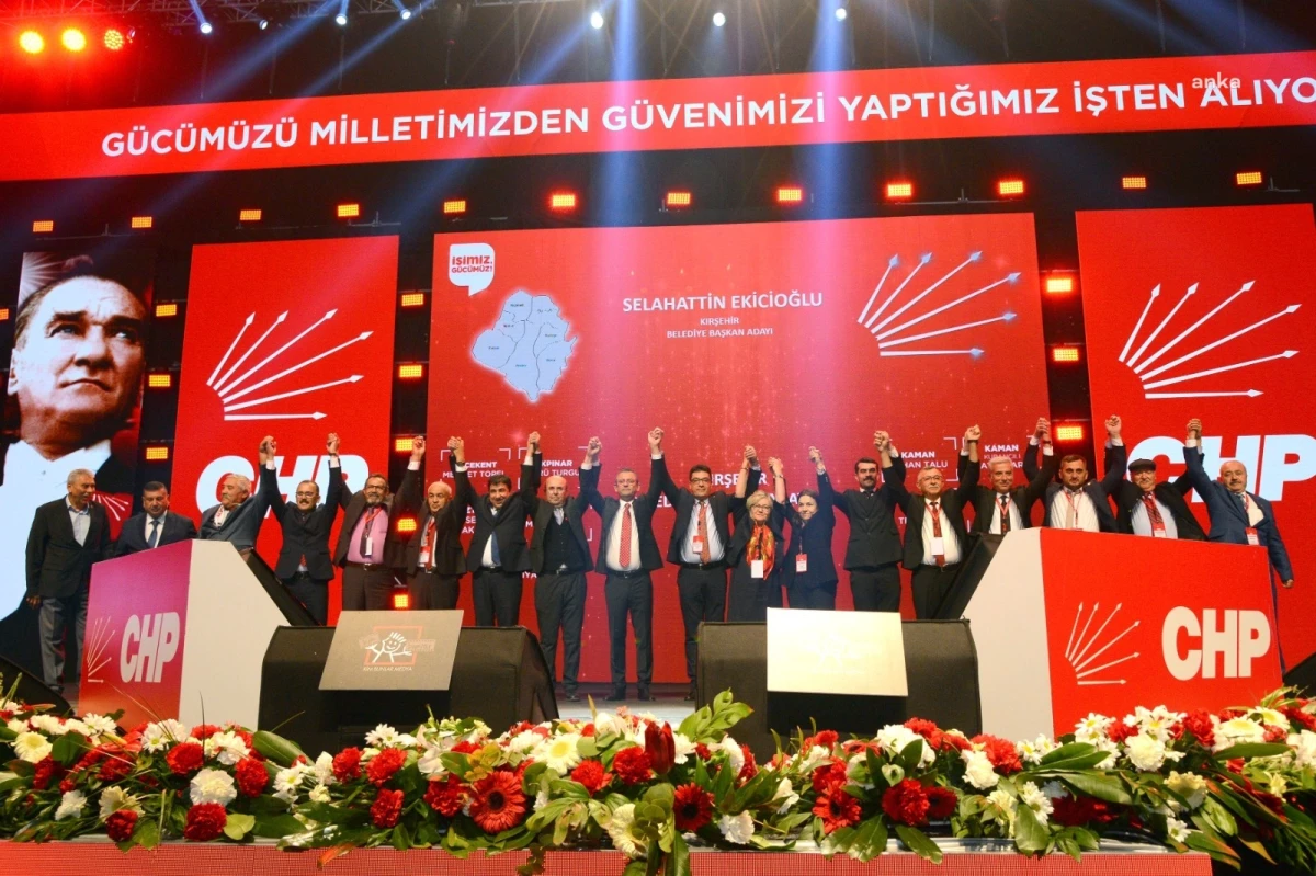Kırşehir Belediye Başkanı Selahattin Ekicioğlu, CHP\'nin Aday Tanıtım Toplantısı\'na katıldı