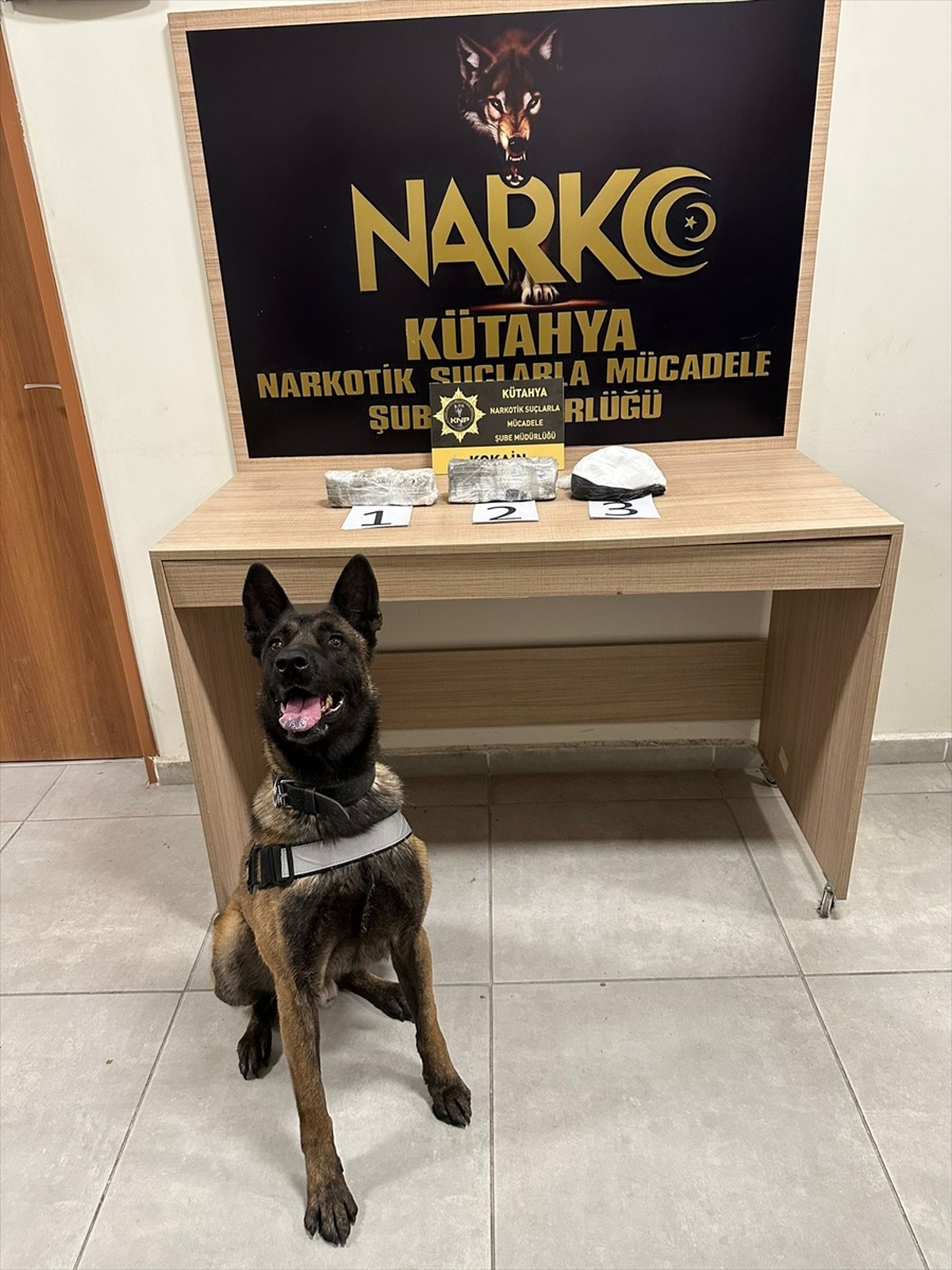 Kütahya\'da Otomobilde 1 Kilo 600 Gram Kokain Ele Geçirildi