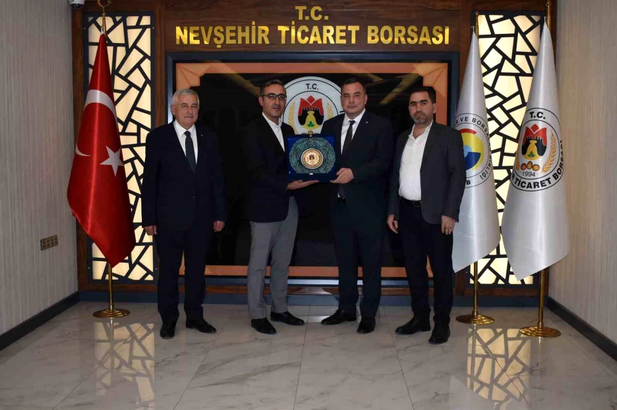 Aydın Ticaret Borsası Nevşehir Ticaret Borsası\'na Nezaket Ziyaretinde Bulundu