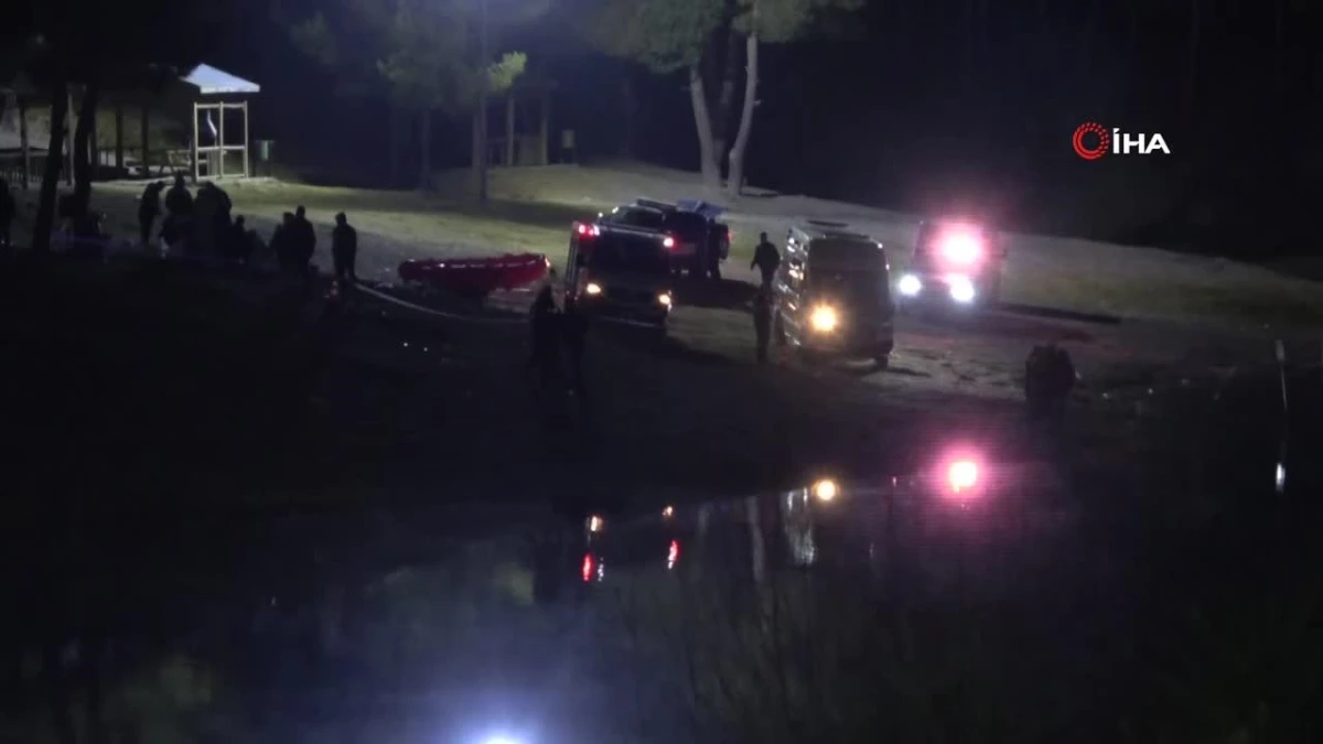 Park halindeki otomobil gölete uçtu: 1 kişi kayıp