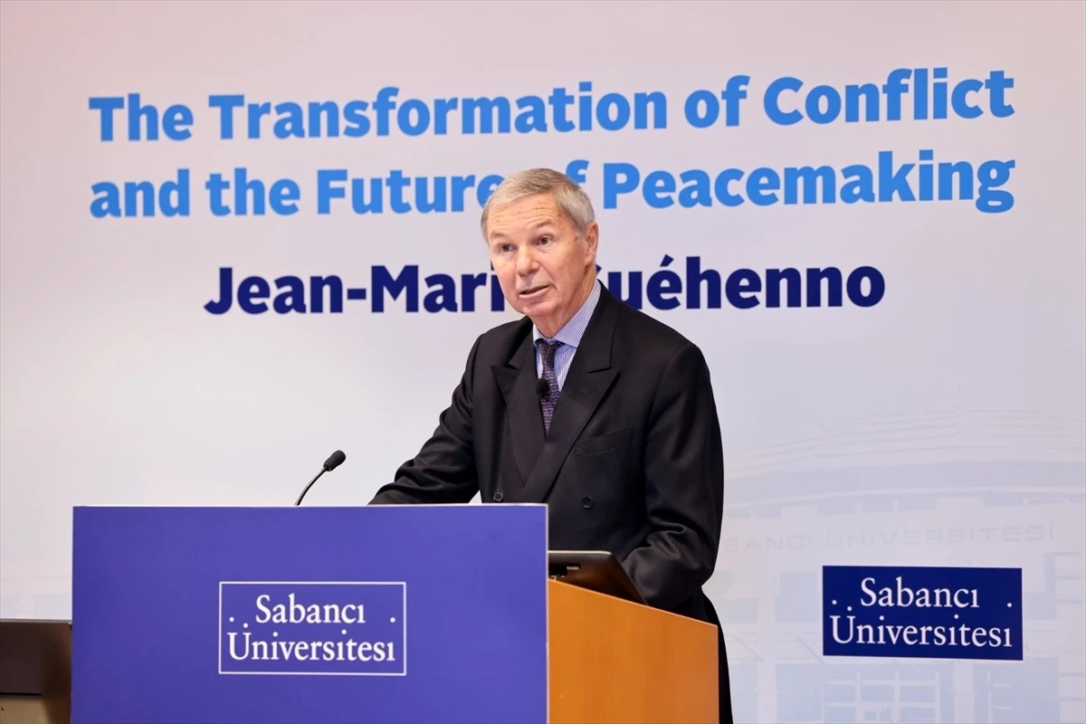 Sabancı Üniversitesi, BM Üst Düzey Arabuluculuk Danışma Kurulu Üyesi Jean-Marie Guehenno\'yu konuk etti