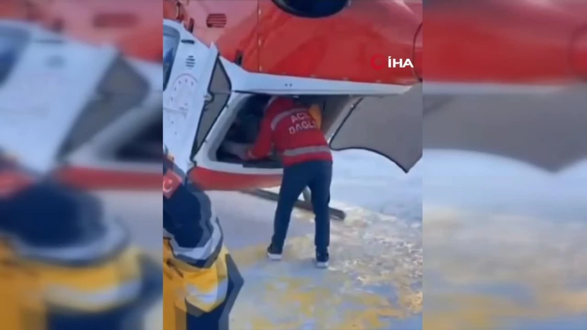 Van\'da 58 yaşındaki hasta için helikopter havalandı